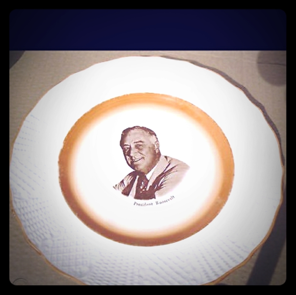 President Roosevelt plate